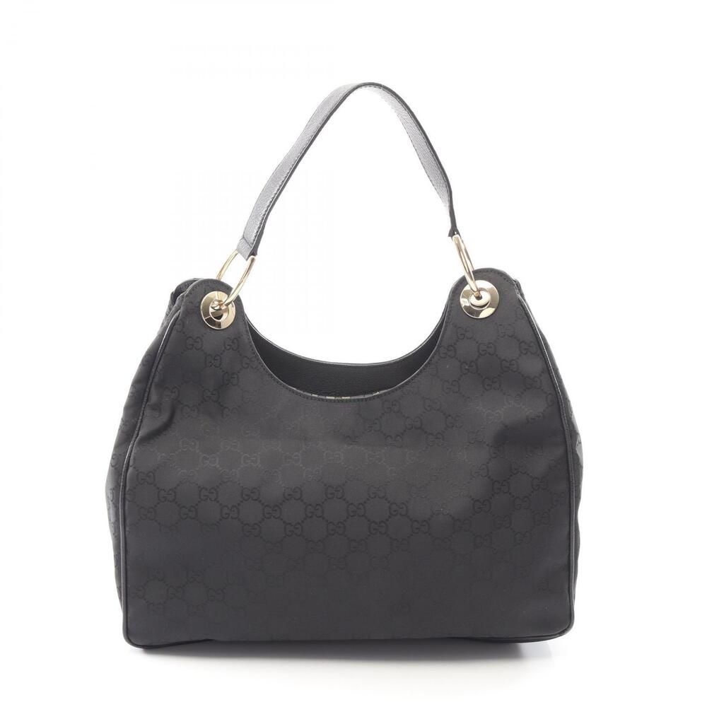 Gucci GG shoulder bag leather black